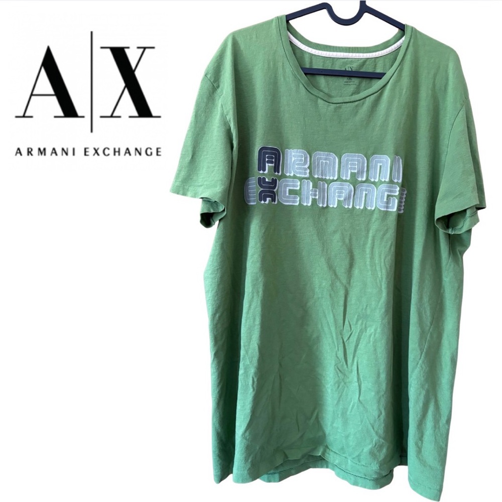 Armani Exchange Men's Tee in Green